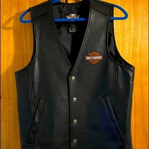 Genuine Harley Davidson Leather Vest.size M